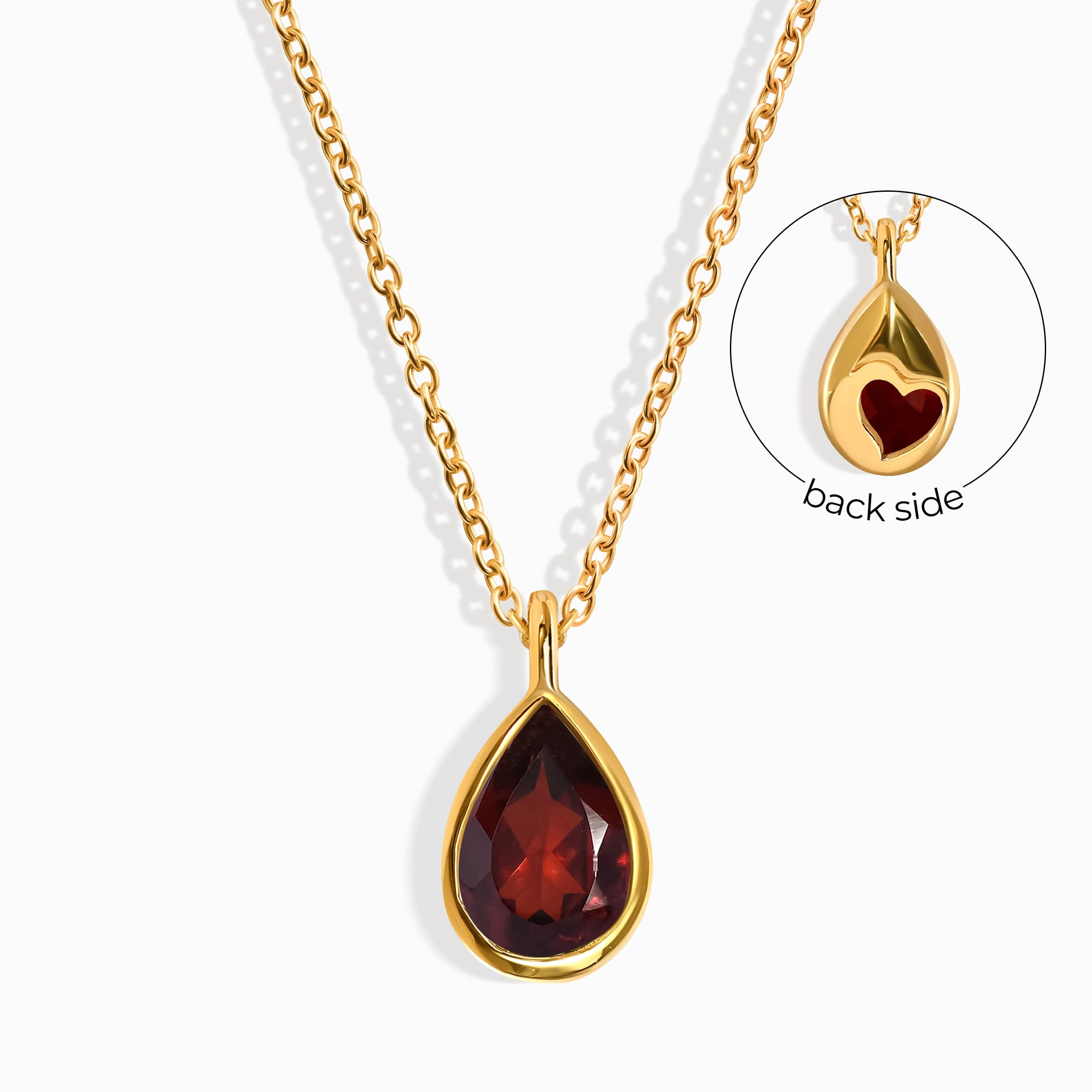 Garnet Necklace - Hidden Heart、mySite、hinf8tx79