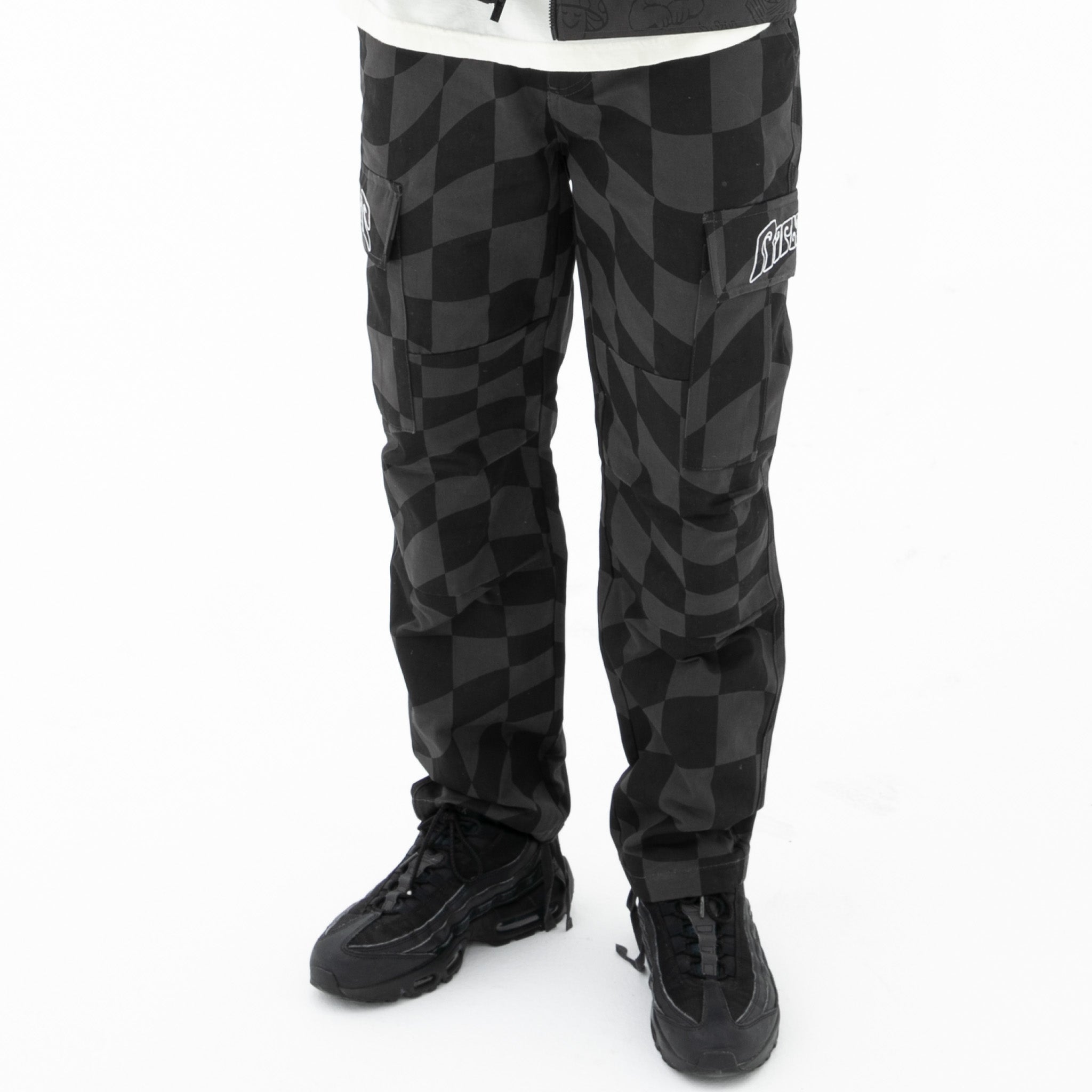  Checked Cargo Pants (Black/Charcoal)、mySite、merchandisen