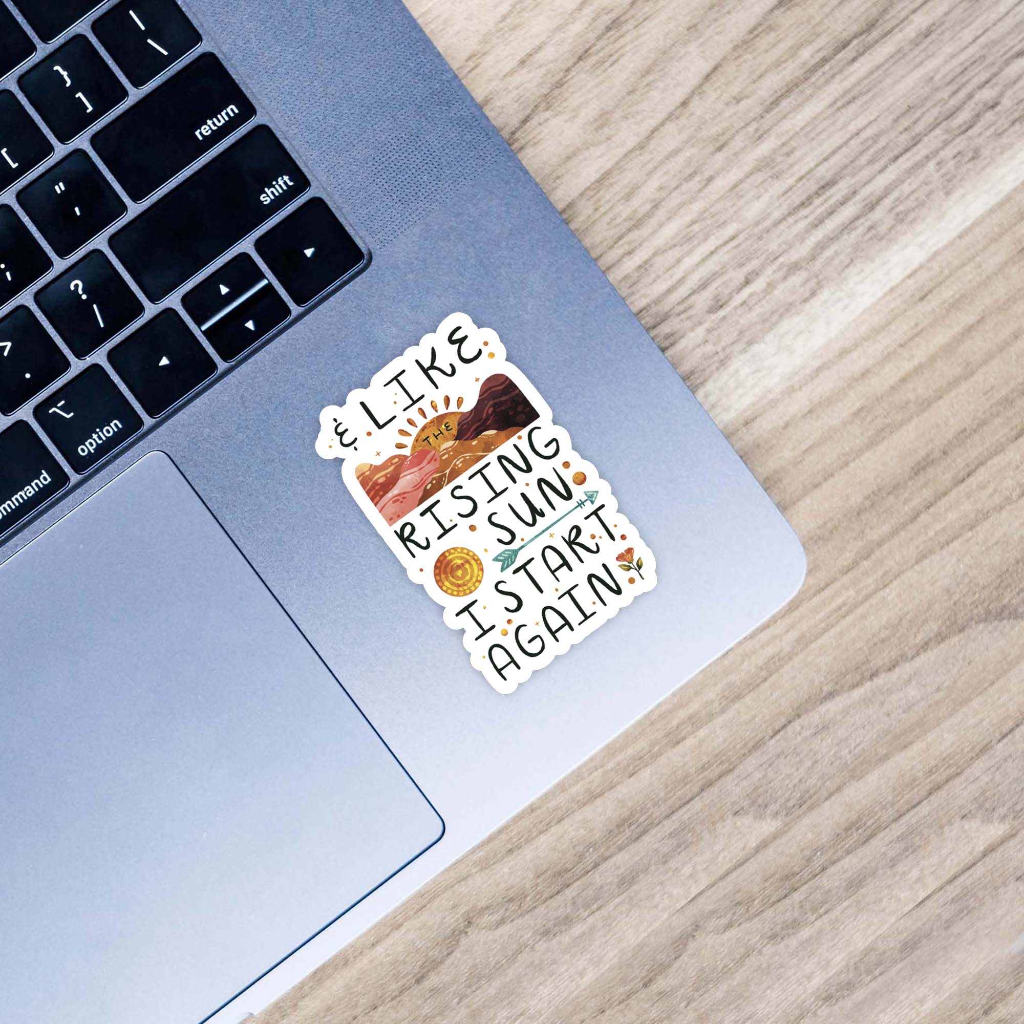  Like Rising Sun I Start Again Sticker、mySite、elrpsem3k