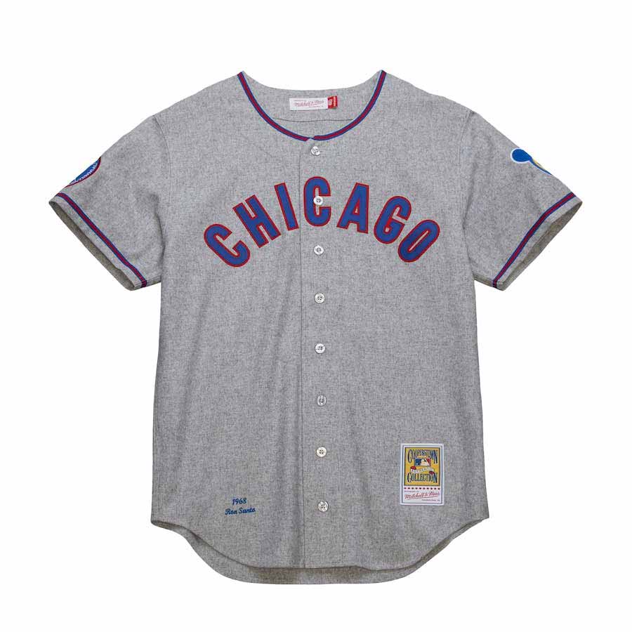 Chicago Cubs Ron Santo 1968 Mitchell & Ness Authentic Road Jersey、mySite、vikingsvslions