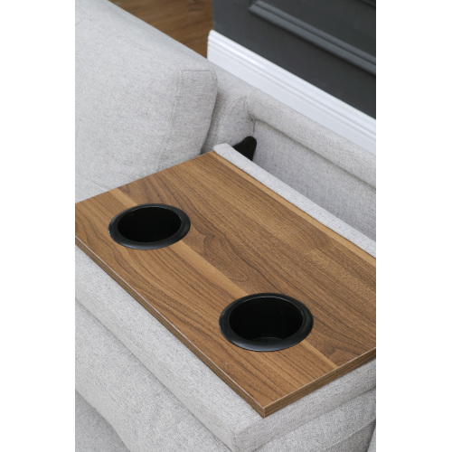 Alger 98" Wide Left Hand Facing Sofa & Chaise with Ottoman、、casual