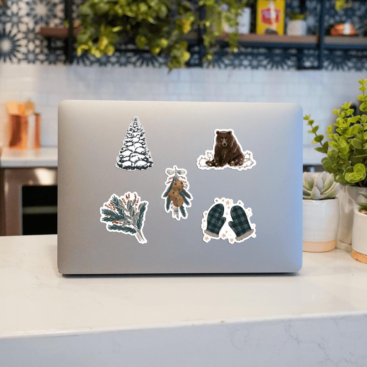  Winter Sticker Bear 5 Pack、mySite、elrpsem3k