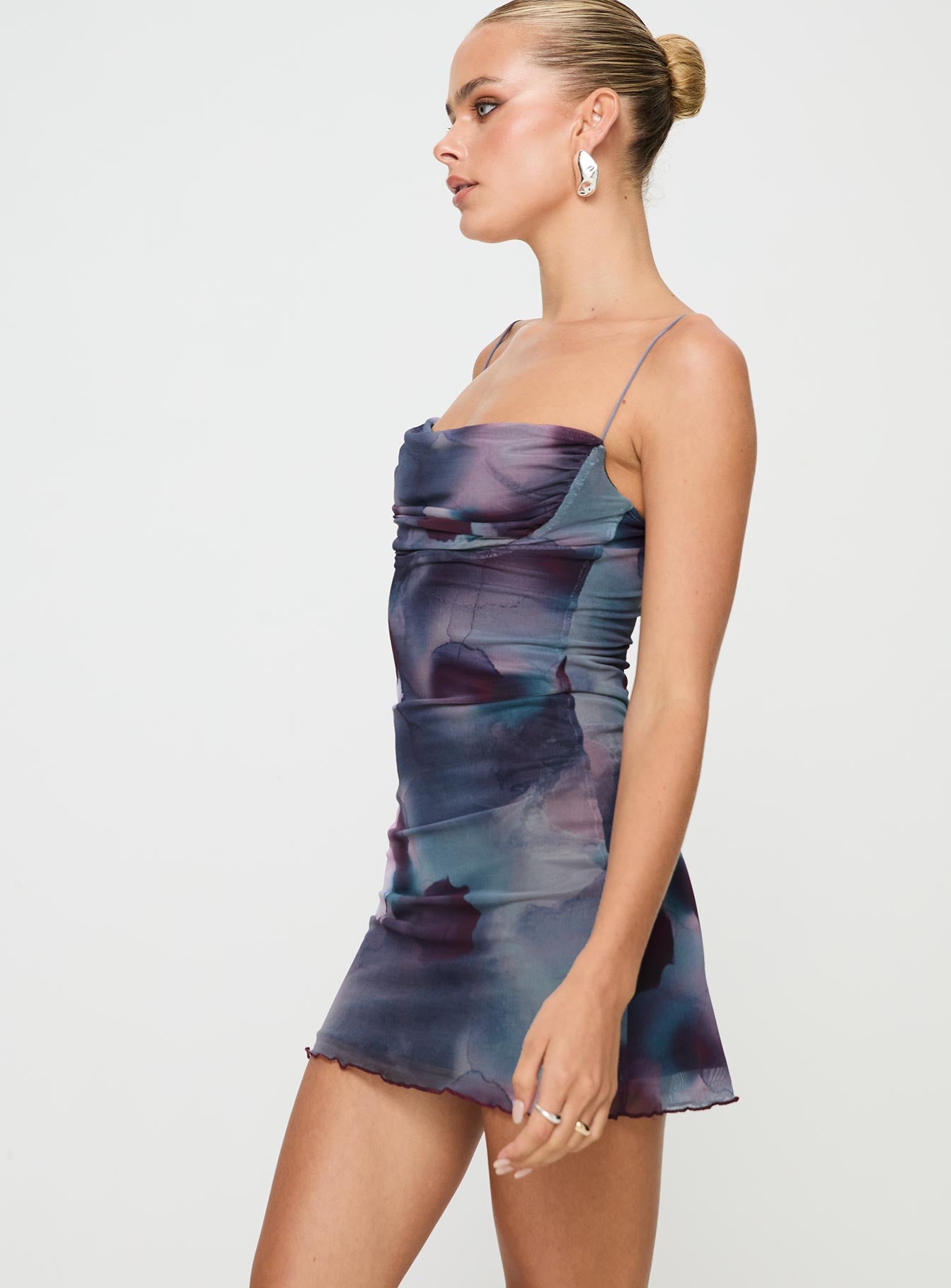 Sugar Mini Dress Purple Multi、mySite、solidvoid