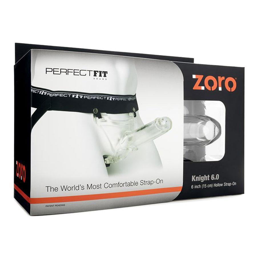 Zoro Knight 6'' Clear Hollow Strap On Extension for Men by Perfect Fit、mySite、bottomscart