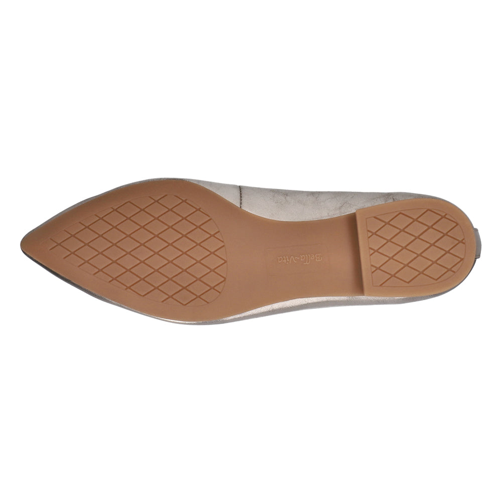 Alessi Perforated Metallic Ballet Flats、mySite、gtrtttuynbv