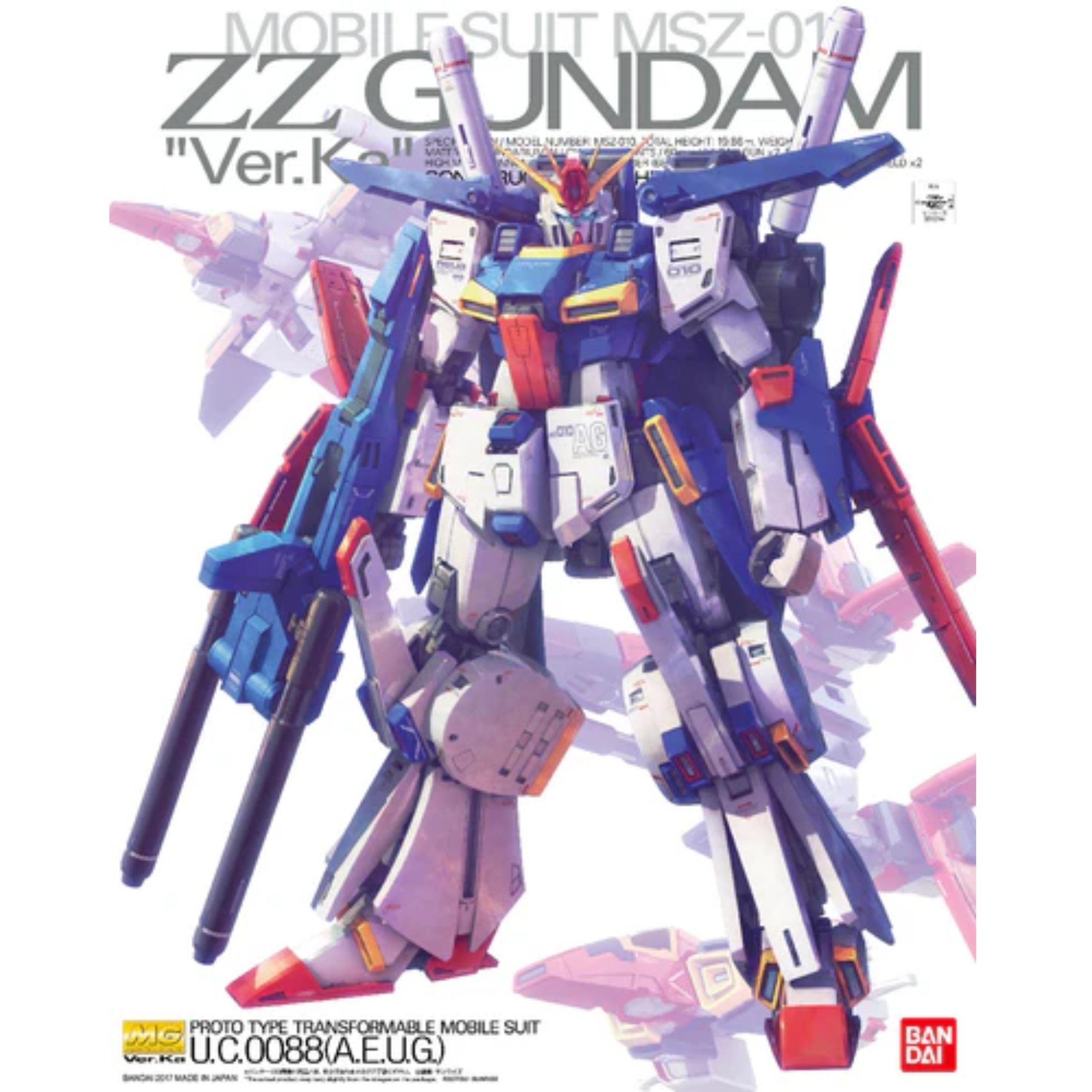 Mobile Suit Gundam MG MSZ-010 ZZ Gundam Ver.Ka、mySite、hgirdovlk