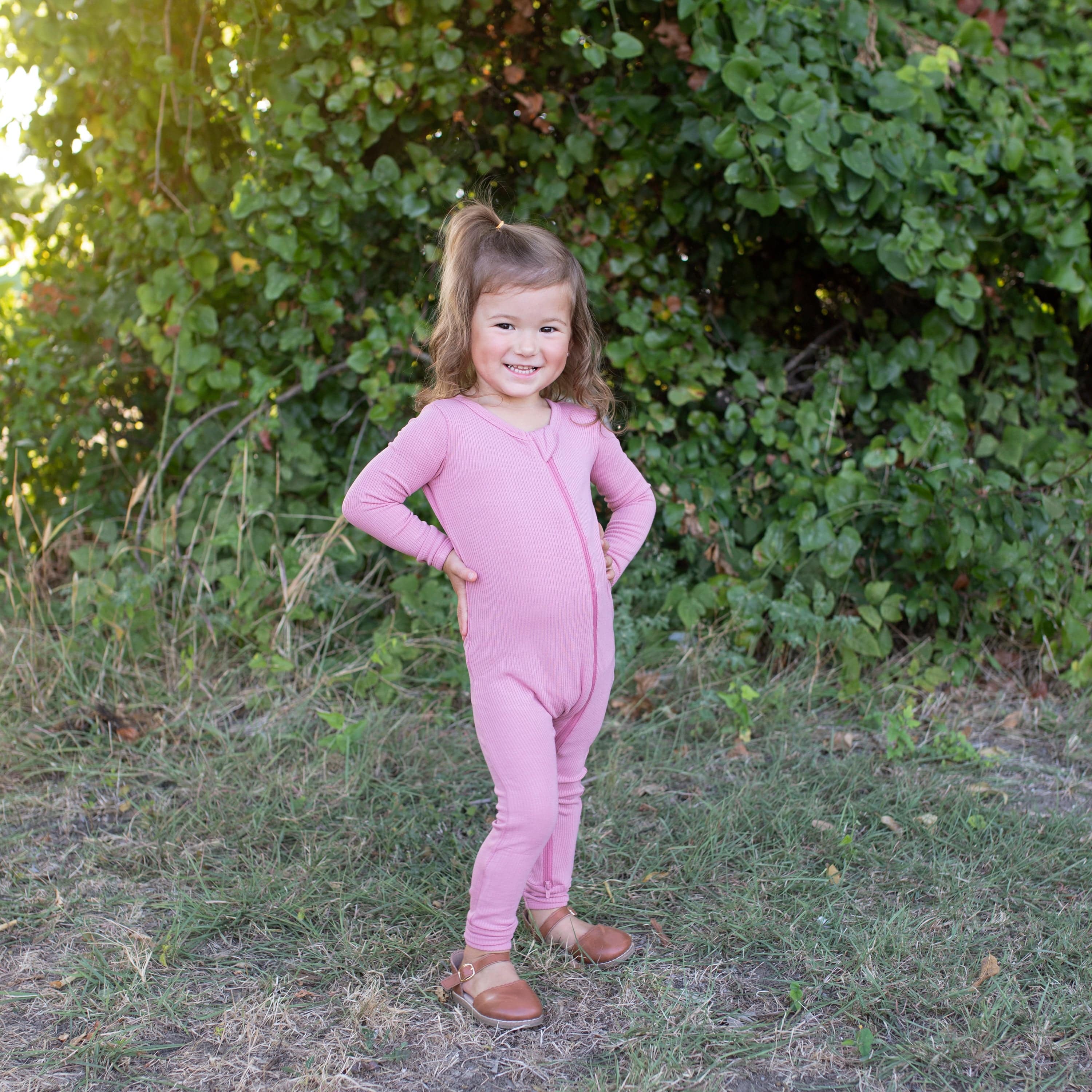  Ribbed Zipper Romper in Apple Blossom、mySite、layawaytickets