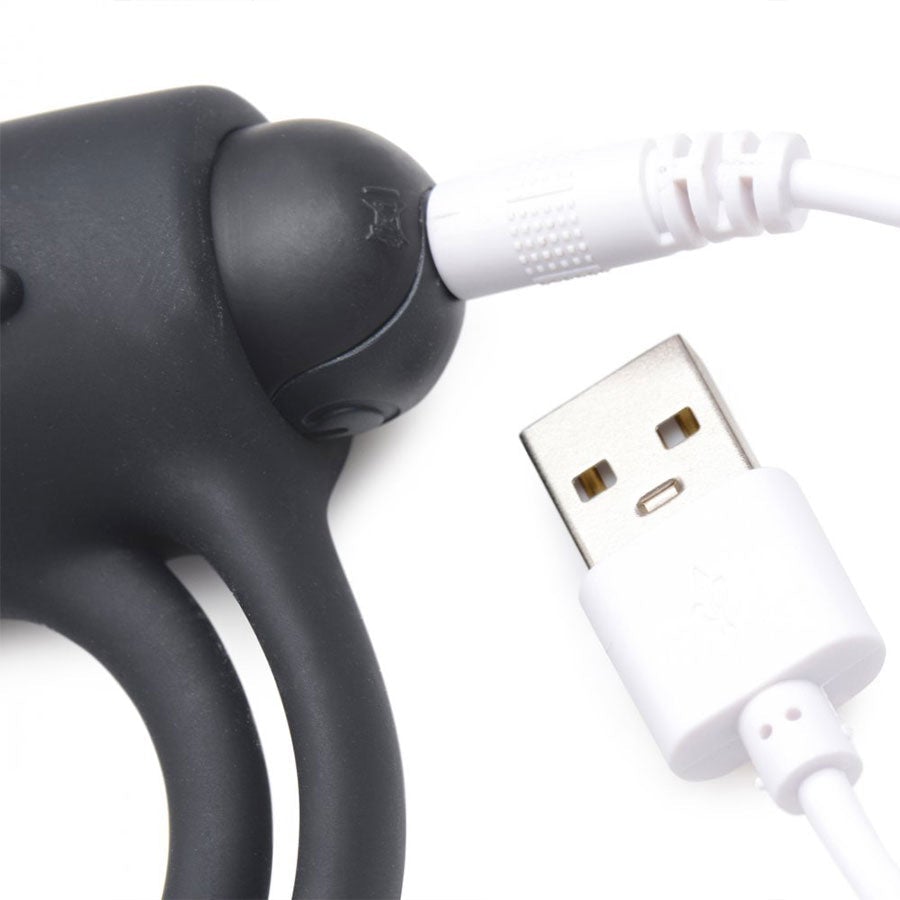 Bang Black Silicone Remote Control Vibrating Cock Ring and Bullet、mySite、bottomscart