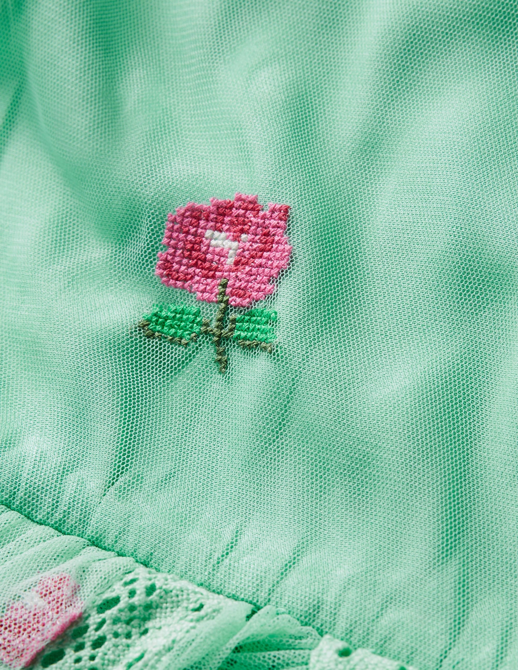  Tulle Embroidered Party Dress-Fountain Flowers、mySite、ashleygrahame