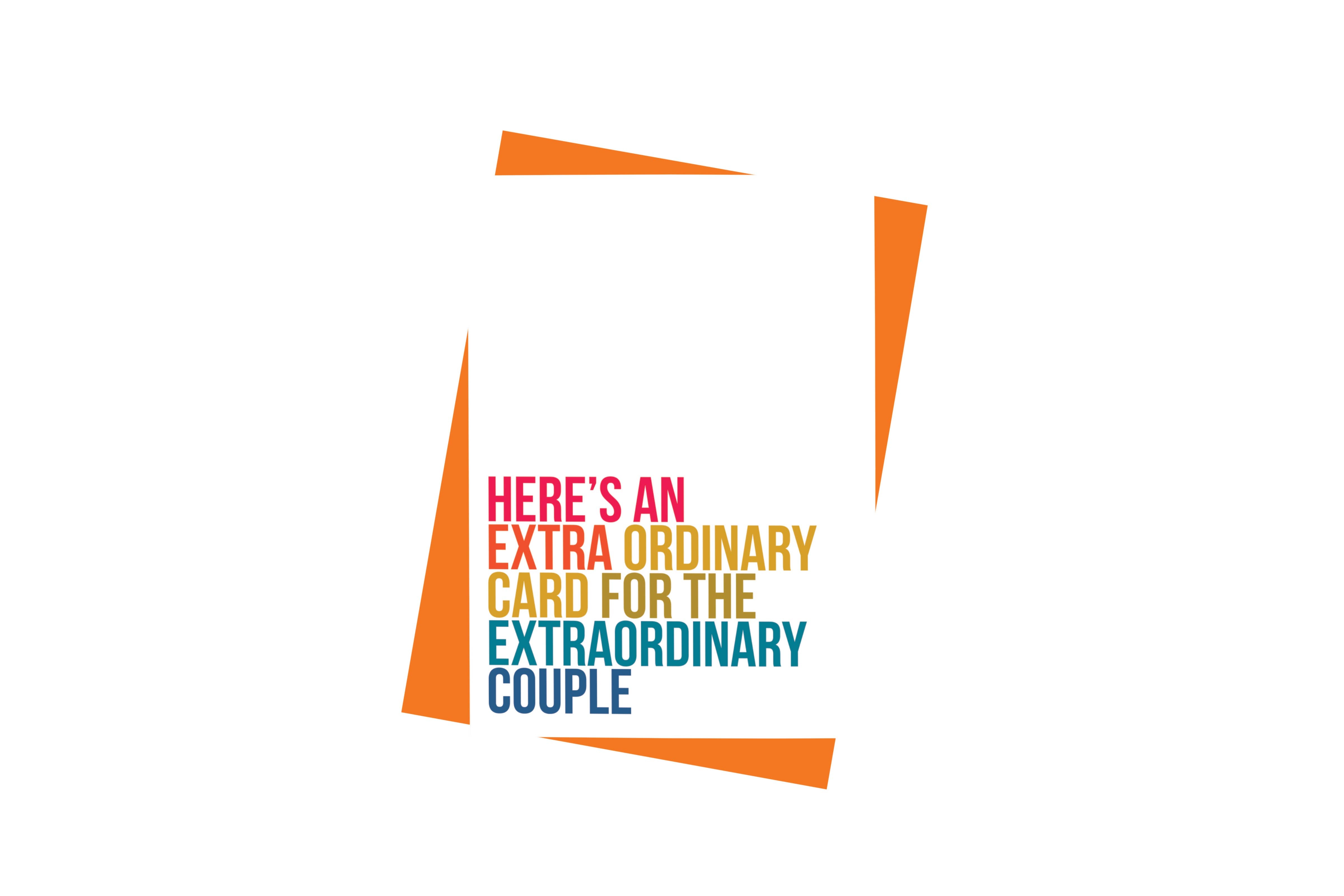 Paisley Paper Co. - Here's An Extraordinary Card For Extraordinary Couple Card、mySite、garagedoors4me