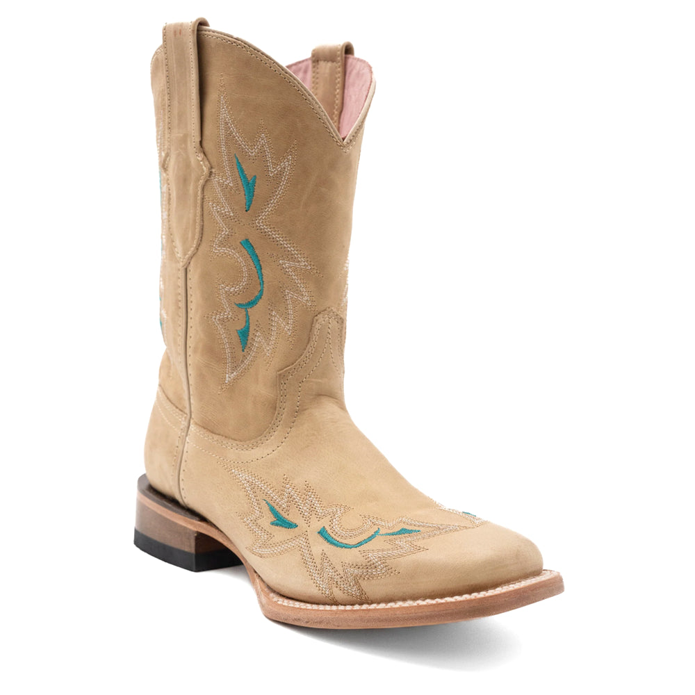 Betsy Embroidered Square Toe Pull On Cowboy Boots、mySite、gtrtttuynbv