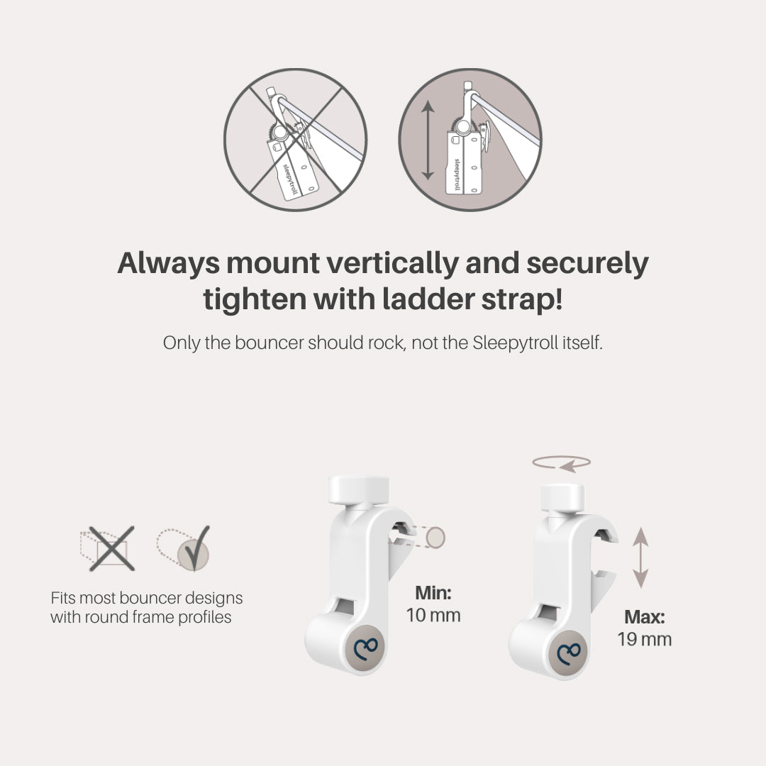  Sleepytroll Bouncer Adapter - White、mySite、merchandisen