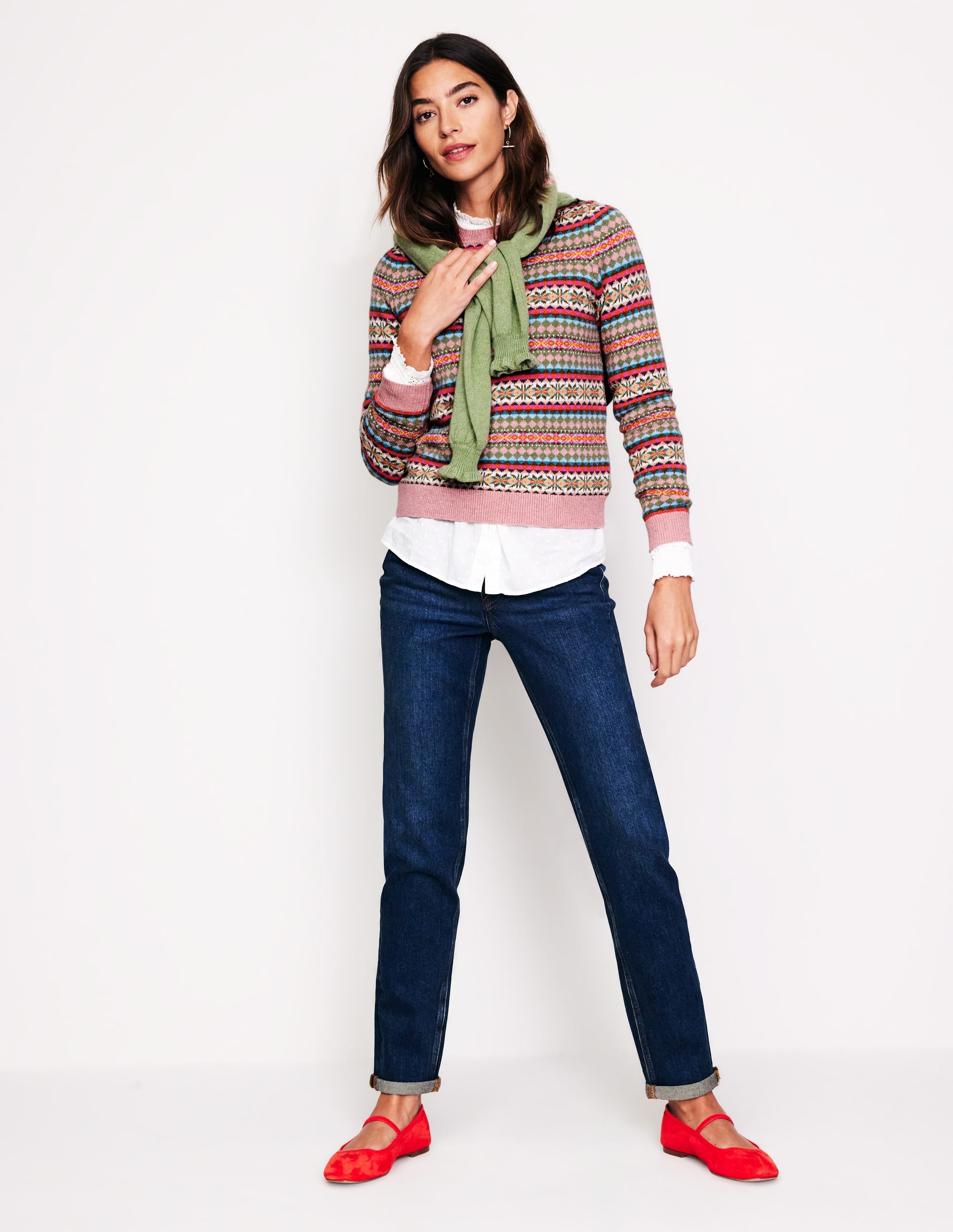  Edie Fair Isle Jumper-Heritage Fair Isle、mySite、ashleygrahame