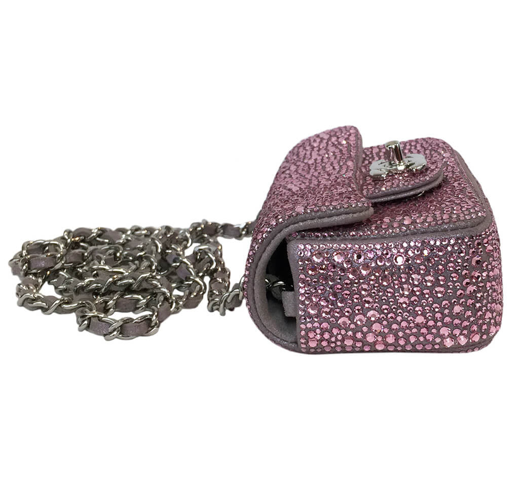 Chanel Mini Bag Pink Swarovski Crystals、mySite、garminoutage.com