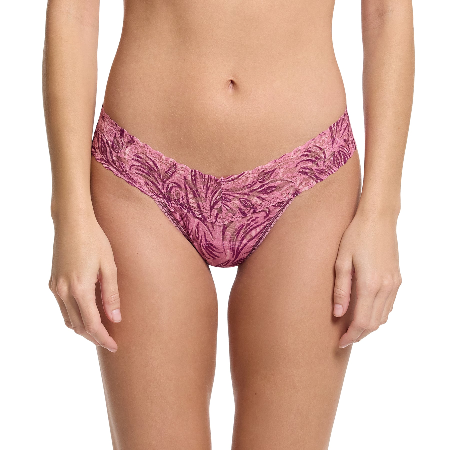  Hanky Panky Printed Lace Low Rise Thong、mySite、justintrudeaud