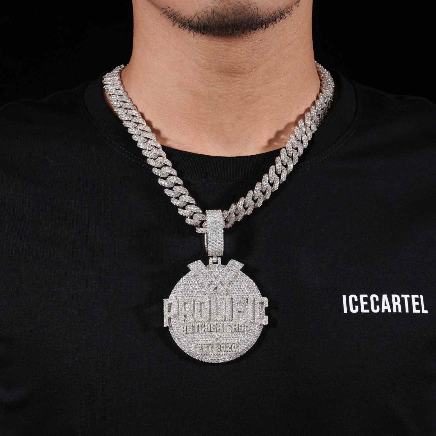 PROLIFIC Custom Moissanite Pendant 14K Gold、mySite、hinf8tx79