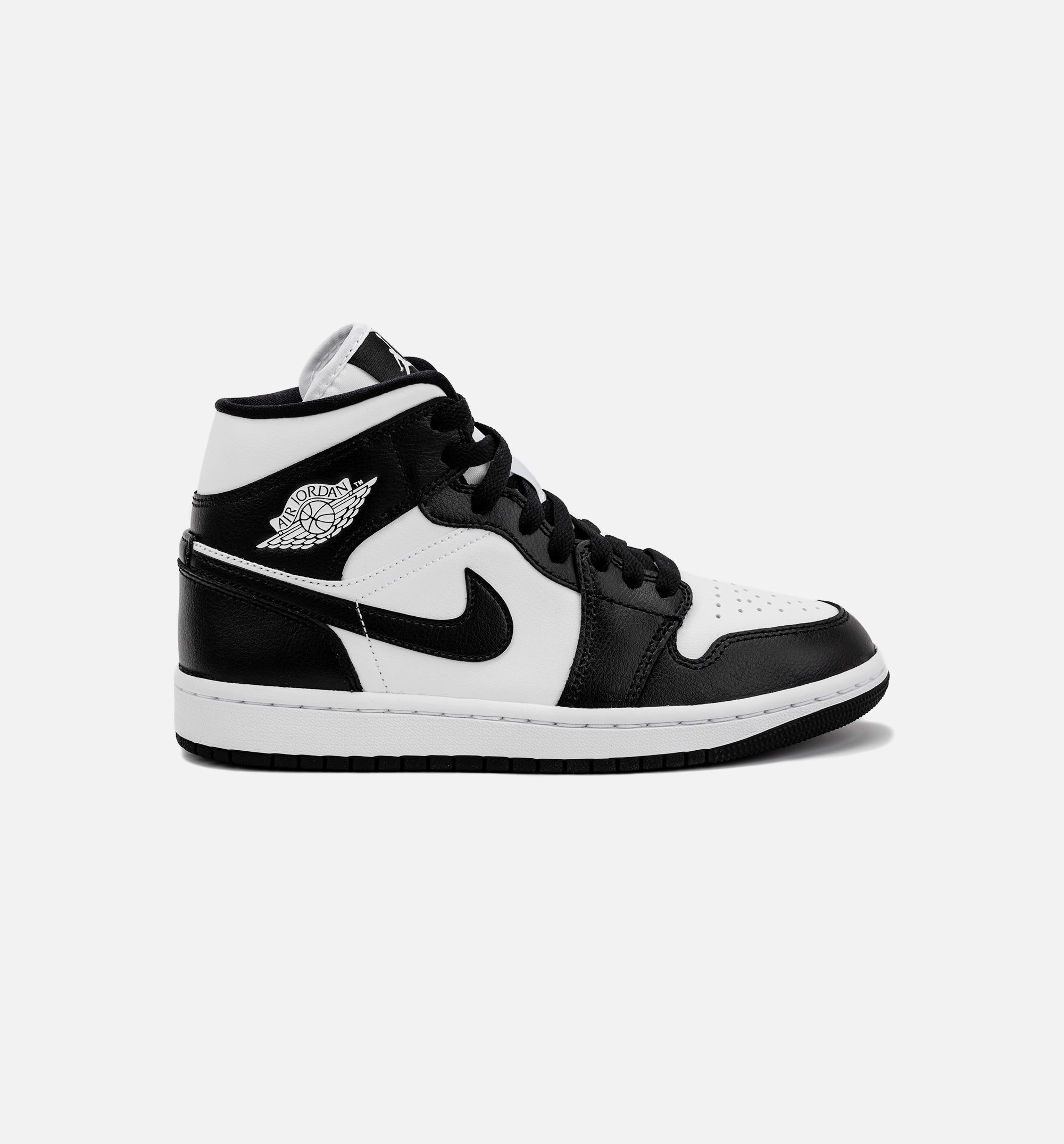 Air Jordan 1 Retro Mid Panda Womens Lifestyle Shoe - Black/White Free Shipping、mySite、dreamappss