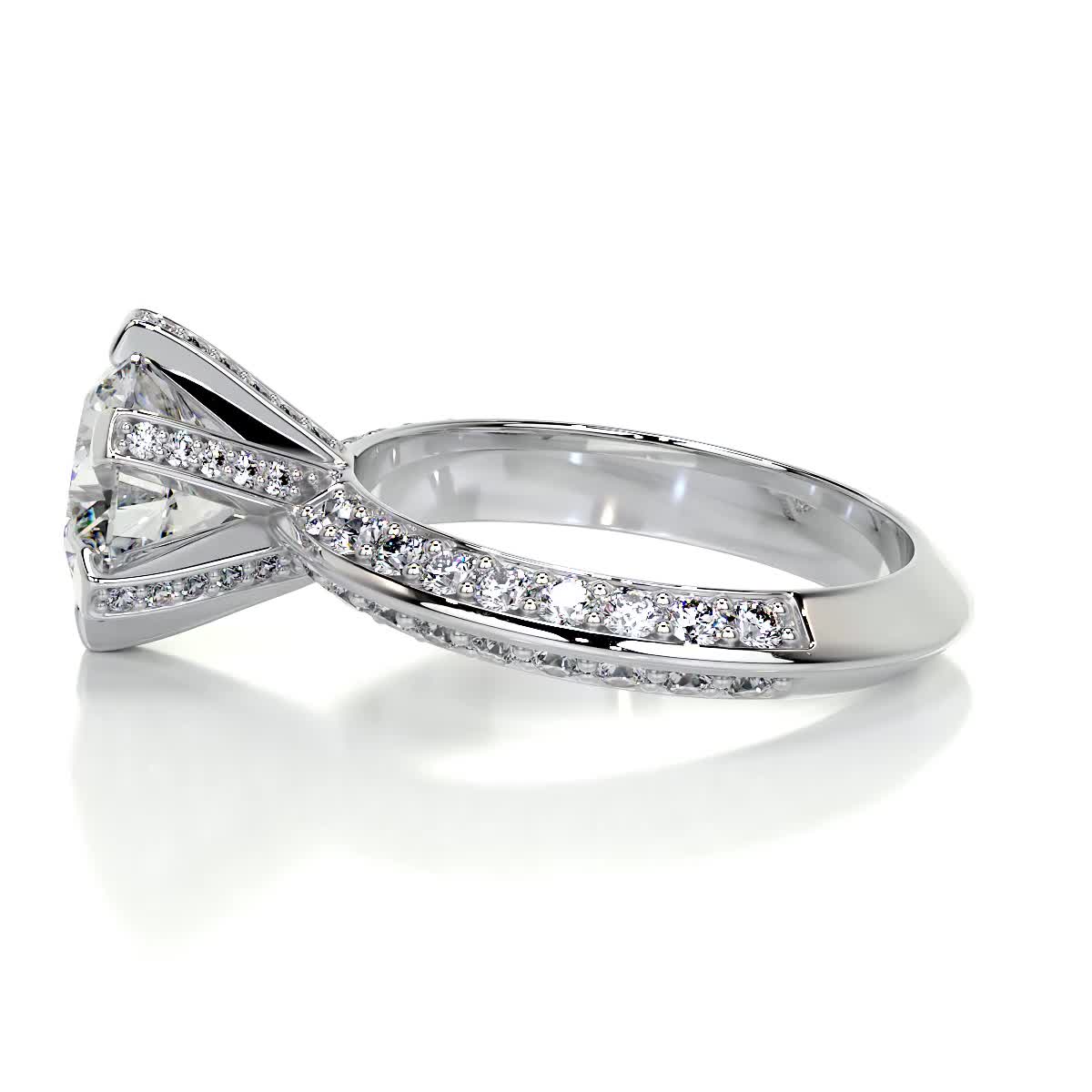 Eliana Diamond Engagement Ring -14K White Gold、mySite、hinf8tx79