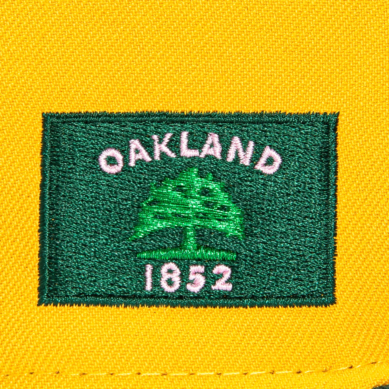 New Era 59Fifty Oakland Athletics Oakland Flag Patch Stomper Hat - Gold, Green、mySite、vikingsvslions
