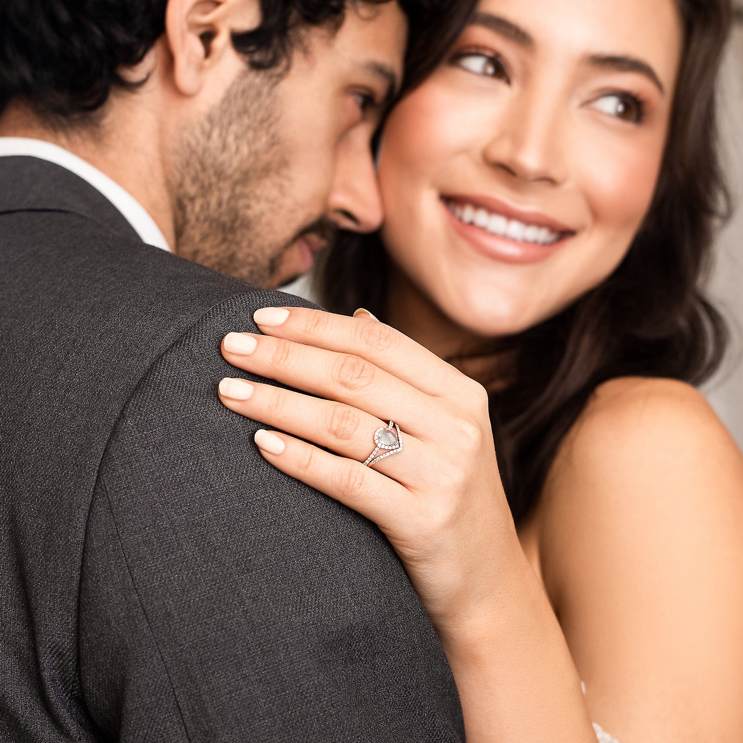 Aquamarine Lab Diamond Ring - Tear of Joy、mySite、hinf8tx79