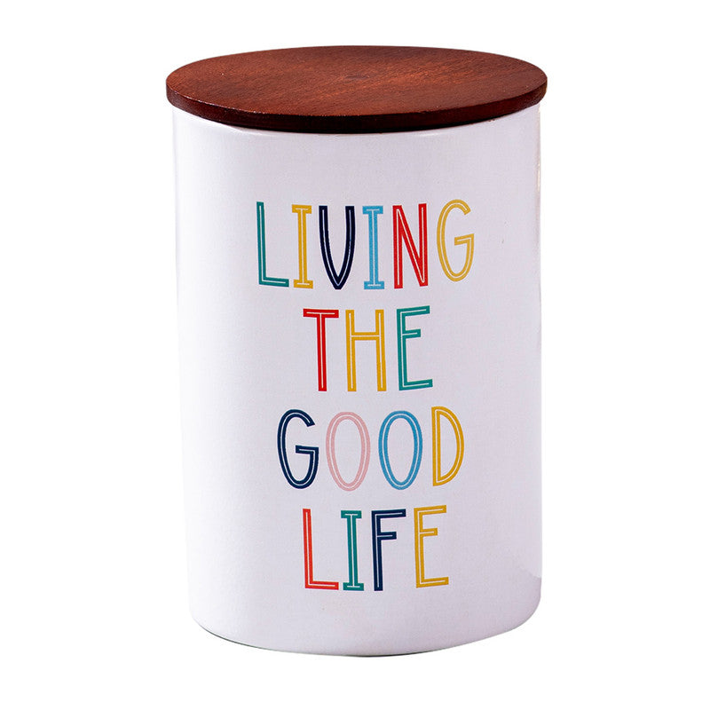 Stainless Steel Good Life Jar | White、mySite、camillekostekn