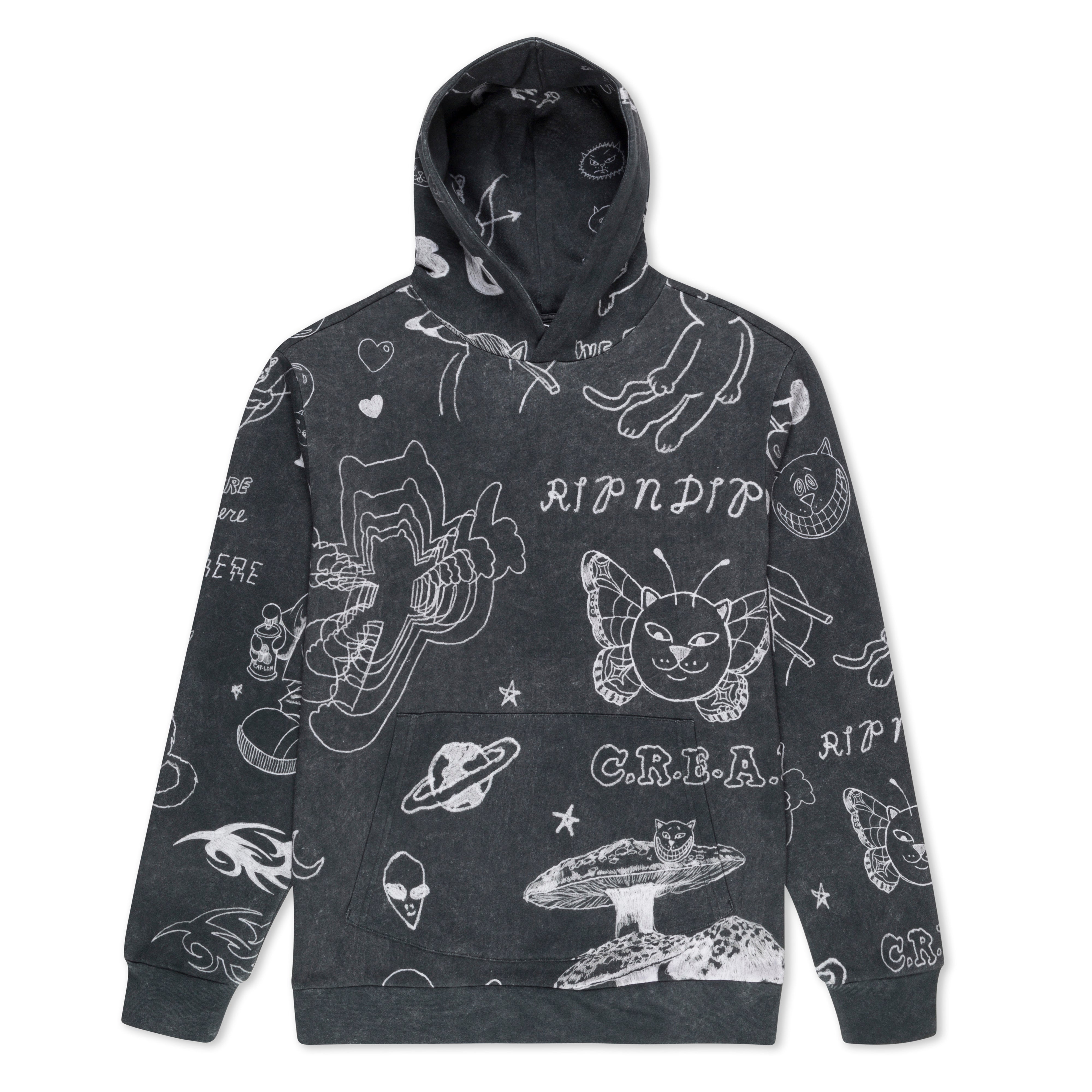  Nermal Domination Hoodie (Black Vintage)、mySite、merchandisen