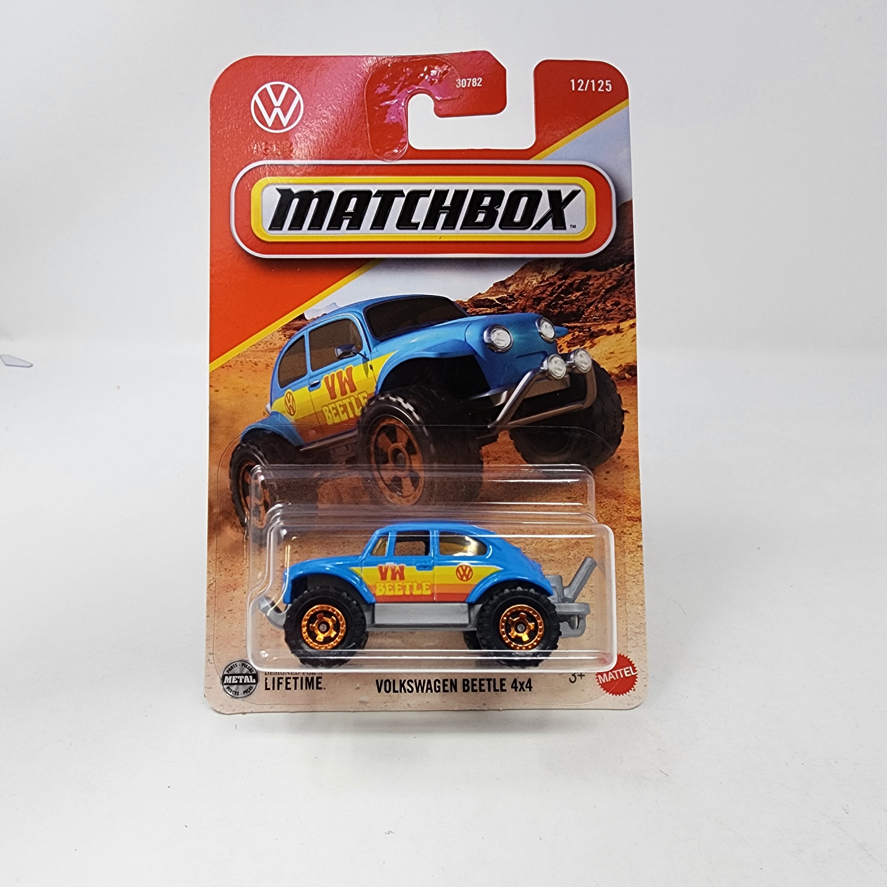 Volkswagen Beetle 4x4 #12 * Blue * 2025 Matchbox Basic Mainline Case G、mySite、hgirdovlk