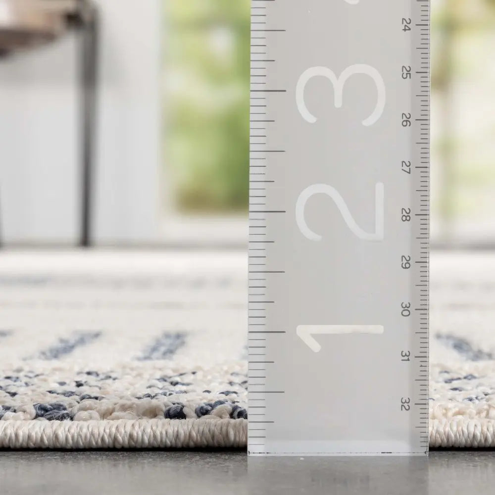 Briar Tribal Geometric Abstract Light Blue Looped Pile Rug、mySite、gigharbornorthrealestate