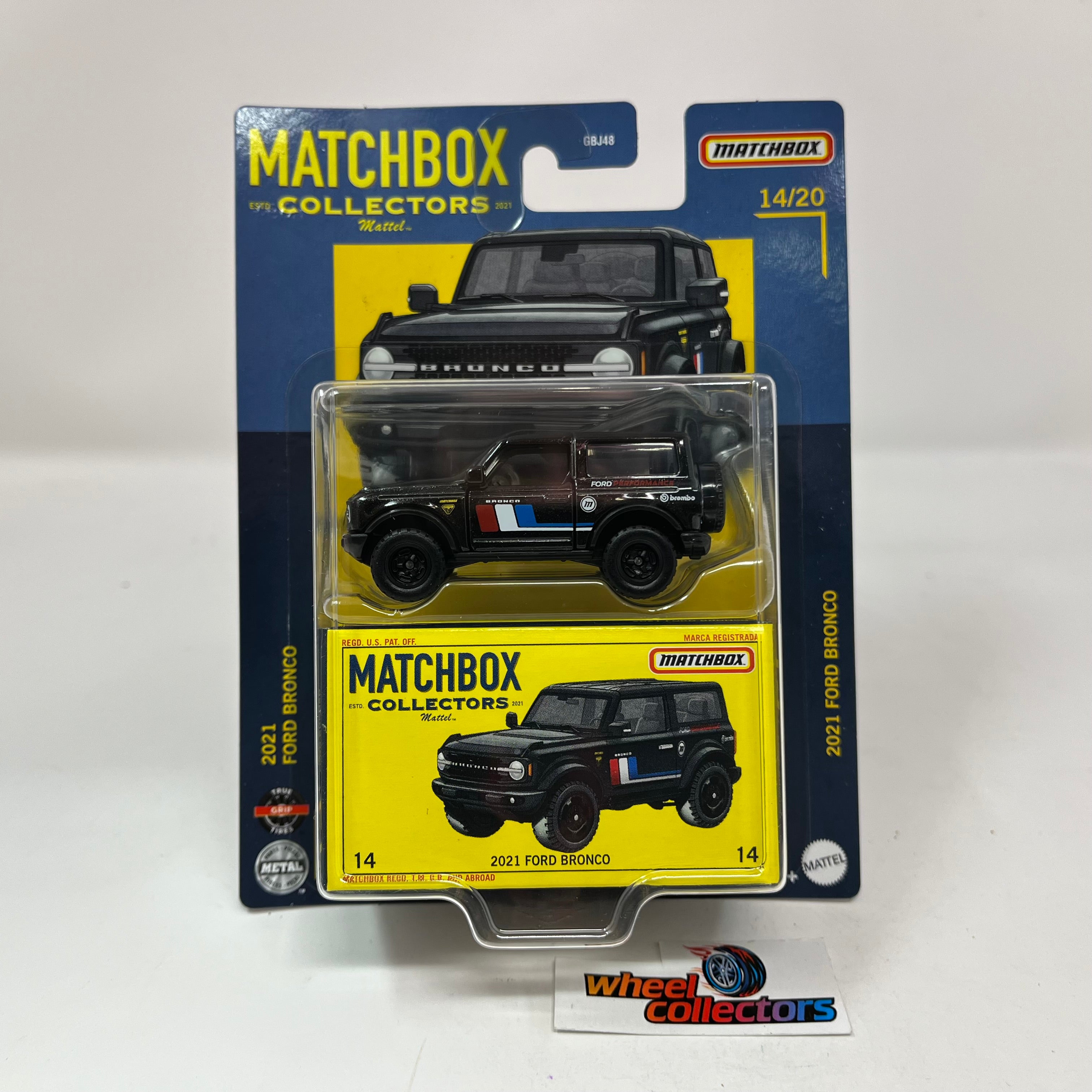 2021 Ford Bronco #14 * Black * 2022 Matchbox Collectors Series、mySite、hgirdovlk