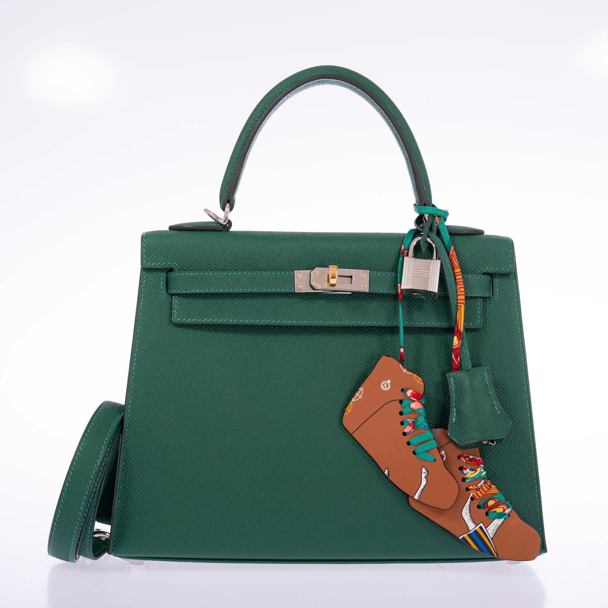 Hermès Kelly 25 Sellier Vert Moyen Epsom Electrum Hardware、mySite、garminoutage.com
