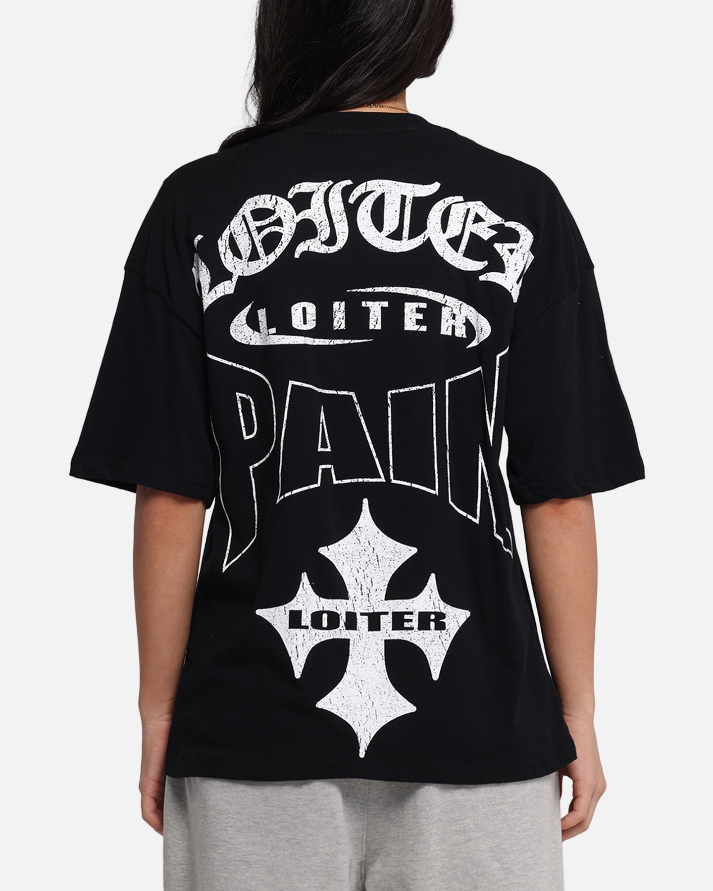 Loiter Inner Pain T-Shirt Black、mySite、zt4zffjzw