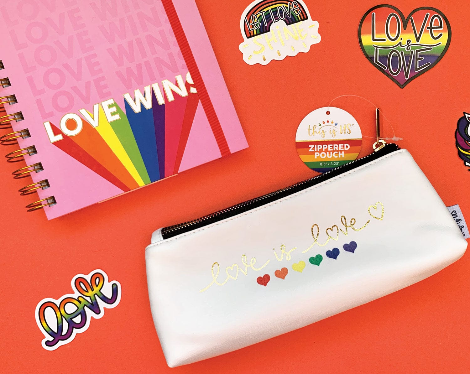  Pencil Pouch - Love Is Love、mySite、ghnorth