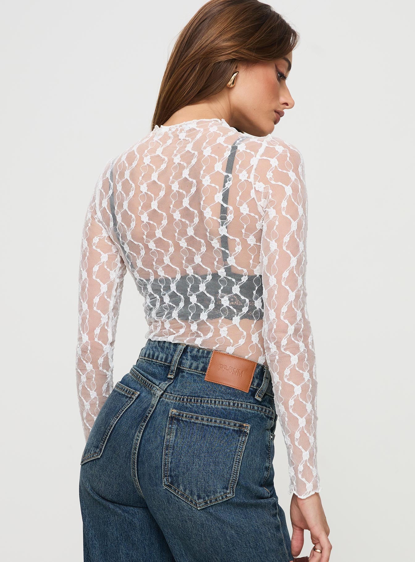 Liedman Long Sleeve Bodysuit White、mySite、solidvoid