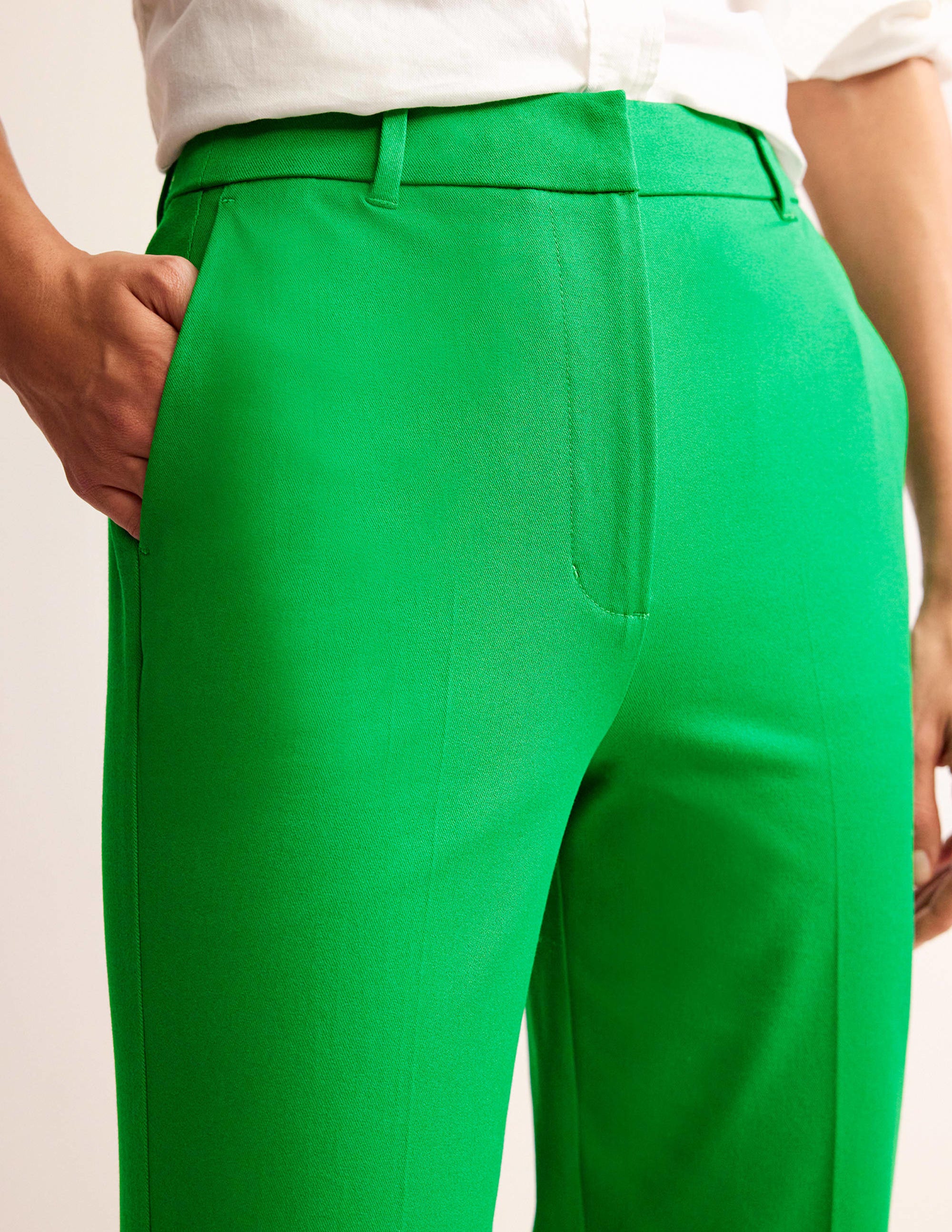  Kew Bi-Stretch Trousers-Green Tambourine、mySite、ashleygrahame