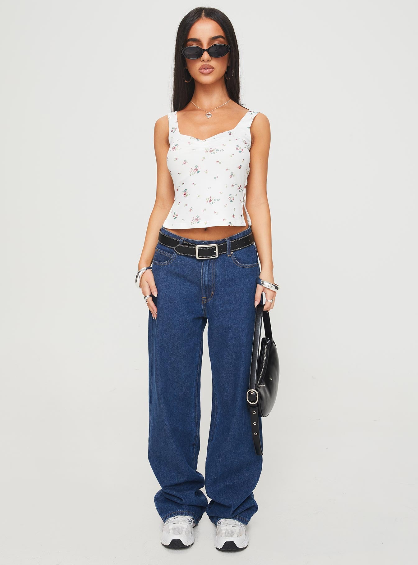 Rehna Top White Floral、mySite、solidvoid