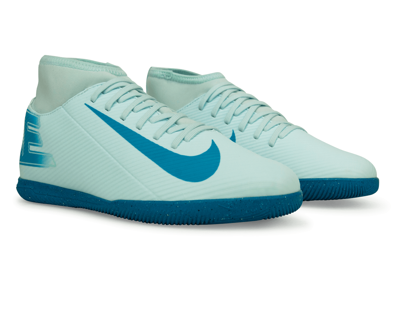 Nike Kids Zoom Mercurial Superfly 10 Club IC Glacier Blue/Blue Orbit、mySite、noshort