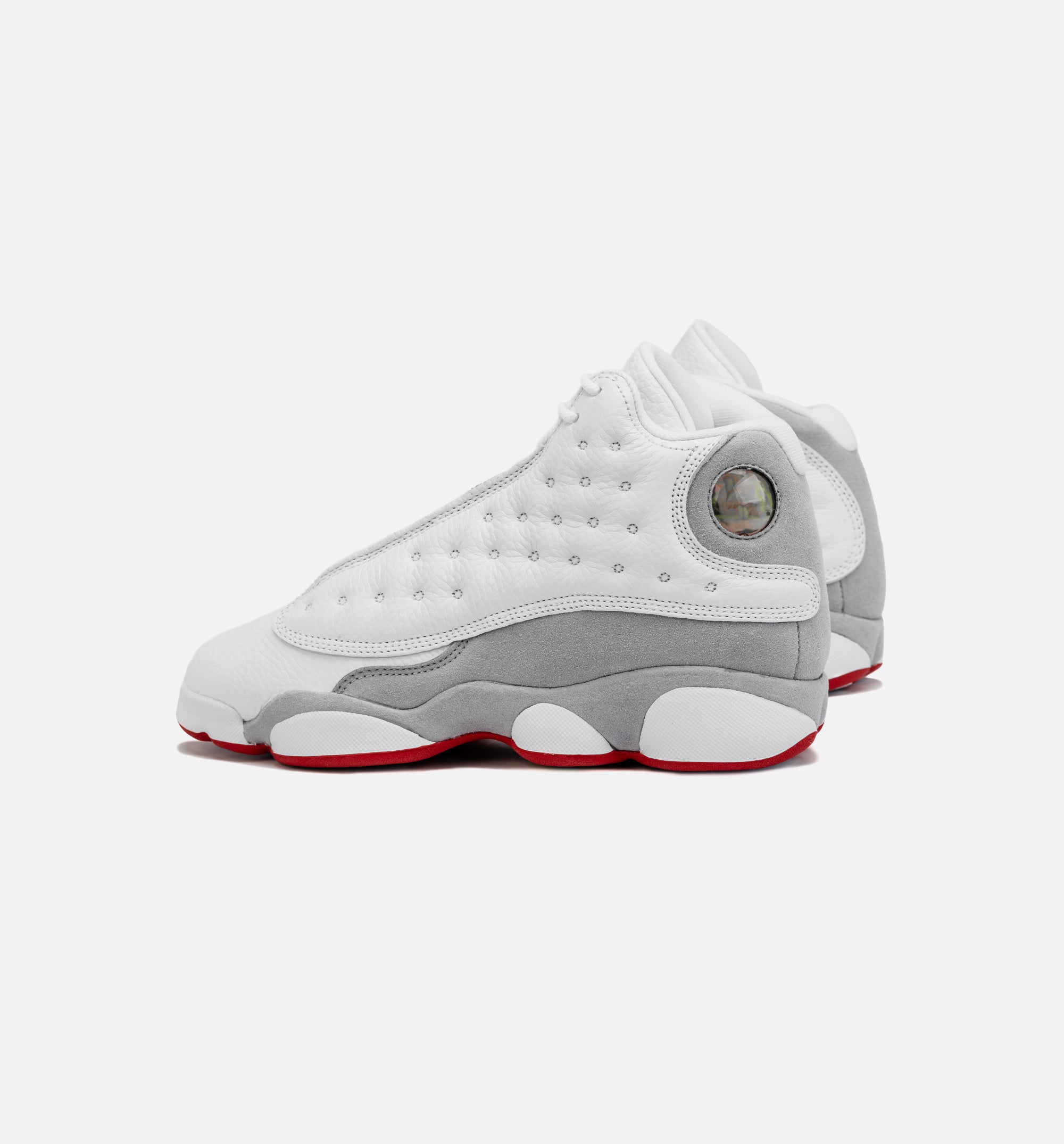 Air Jordan 13 Retro Wolf Grey Grade School Lifestyle Shoe - White/Grey、mySite、dreamappss
