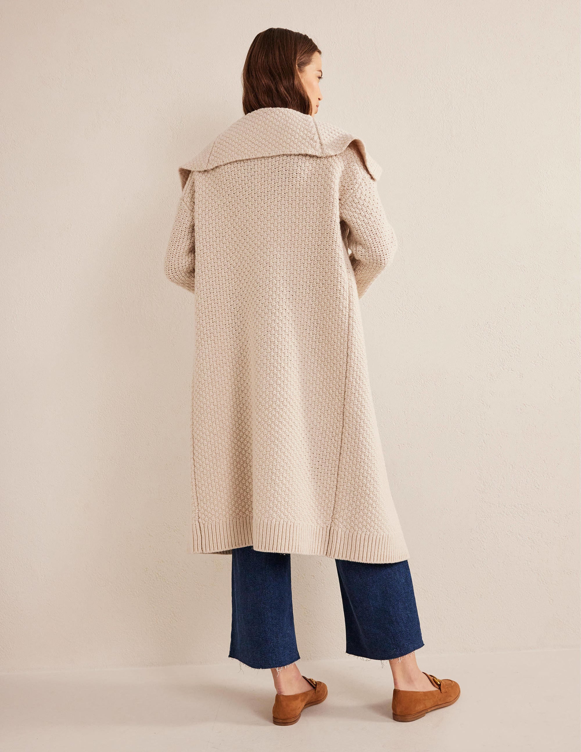  Textured Chunky Wool Coatigan-Shearling、mySite、ashleygrahame