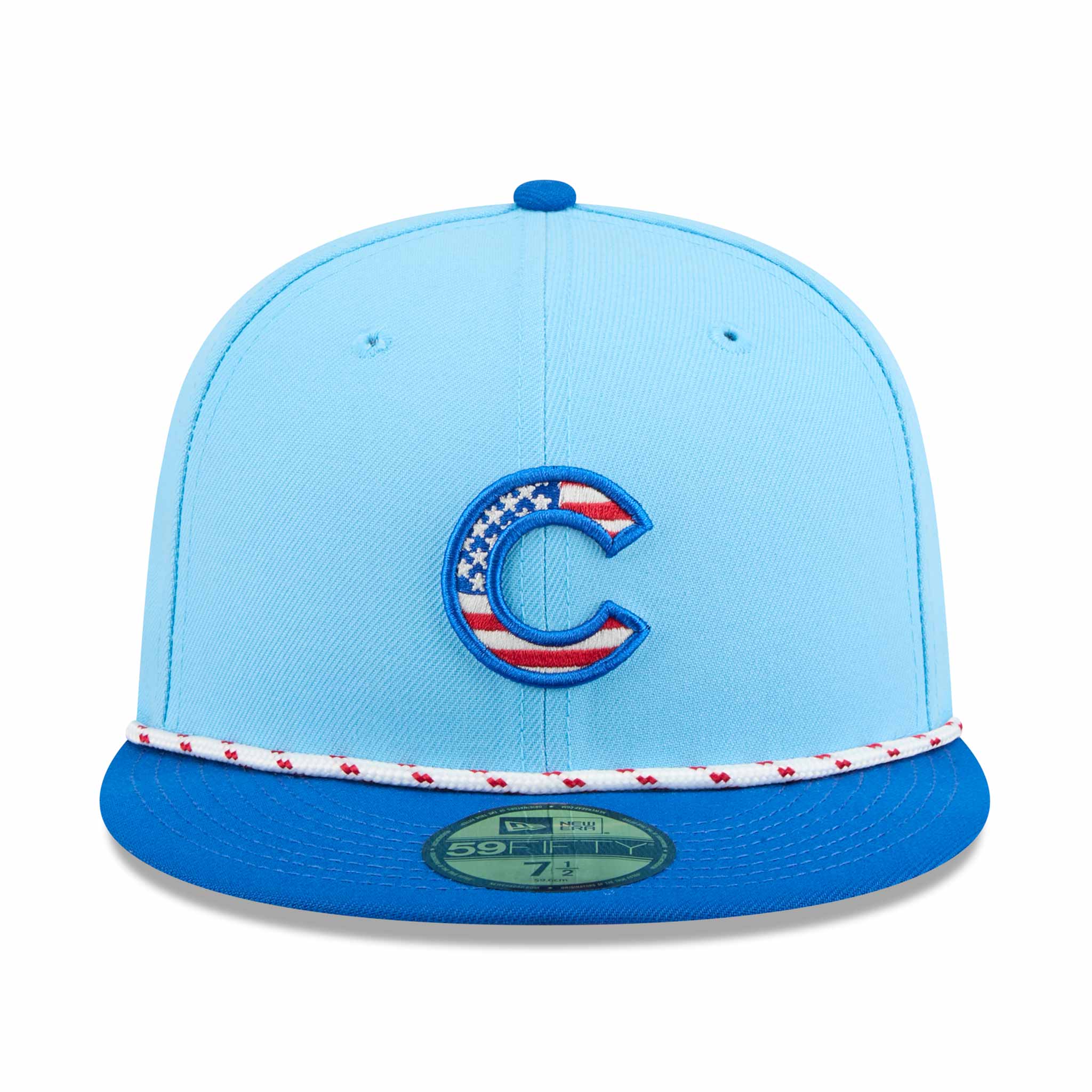 Chicago Cubs New Era 2025 Fourth of July 59FIFTY Rope Fitted Cap、mySite、vikingsvslions