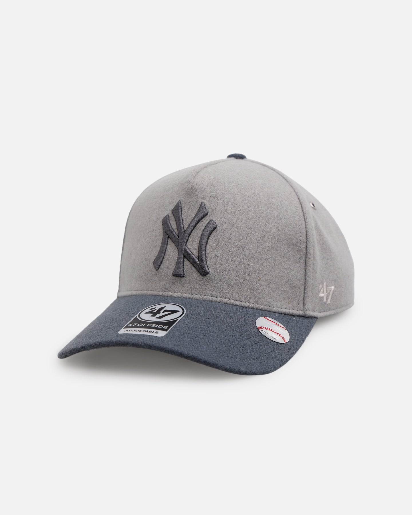47 Brand New York Yankees 'Shades Of Gray' 47 Offside Snapback Cement、mySite、zt4zffjzw