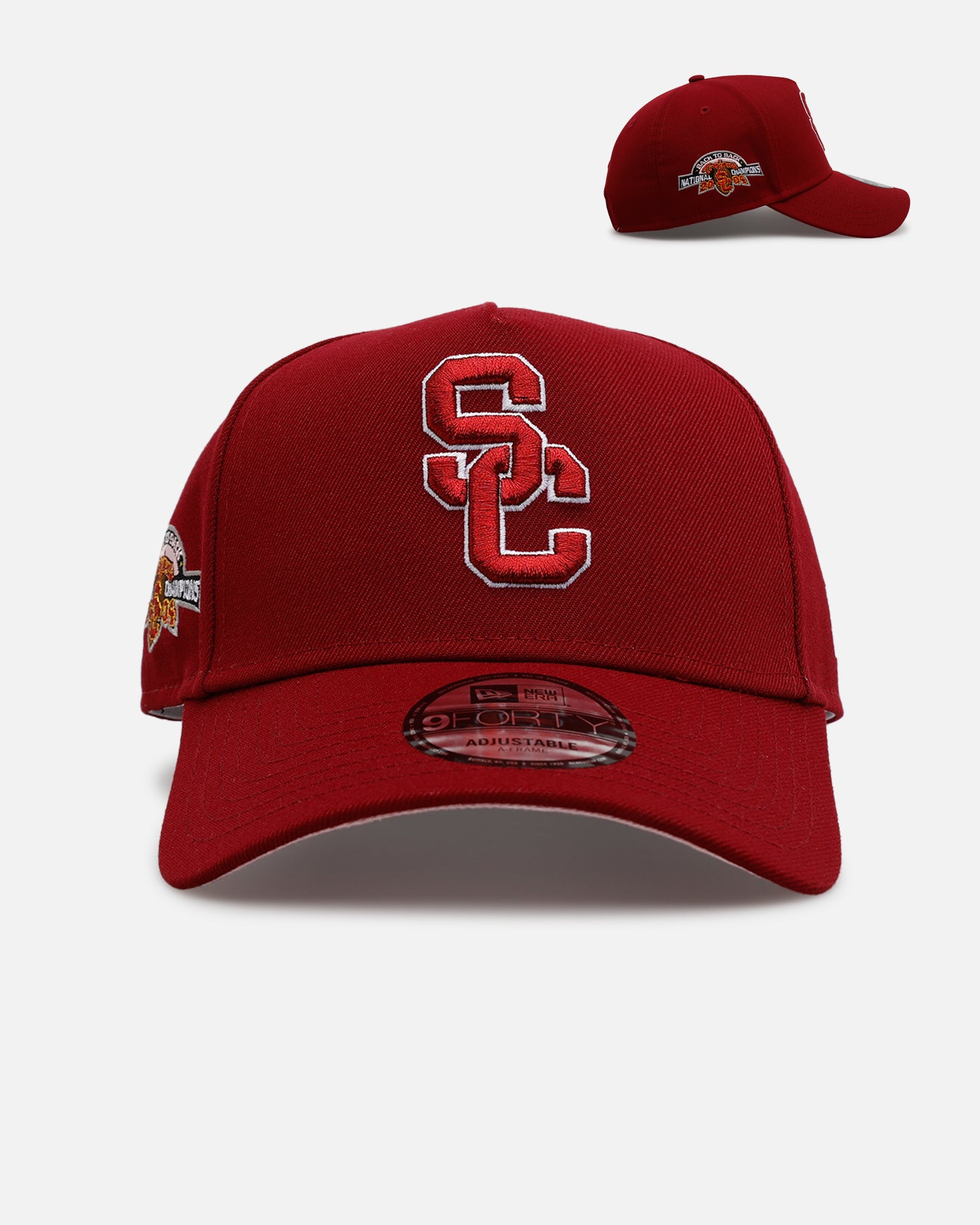 New Era University Of Southern California Trojans 'Candy Apple' 9FORTY A-Frame Snapback Cardinal、mySite、zt4zffjzw