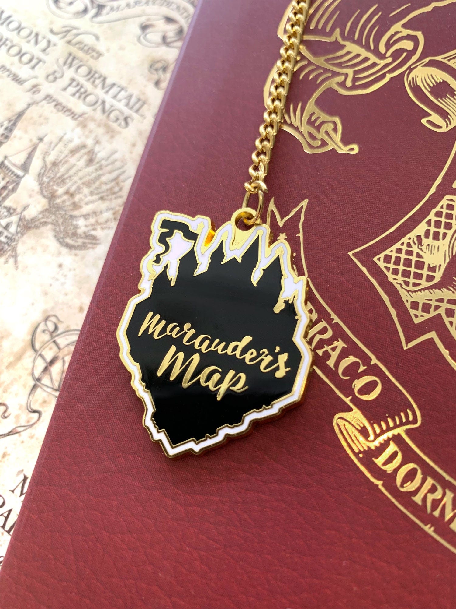  Harry Potter Bookmark - Marauder's Map Charm、mySite、ghnorth