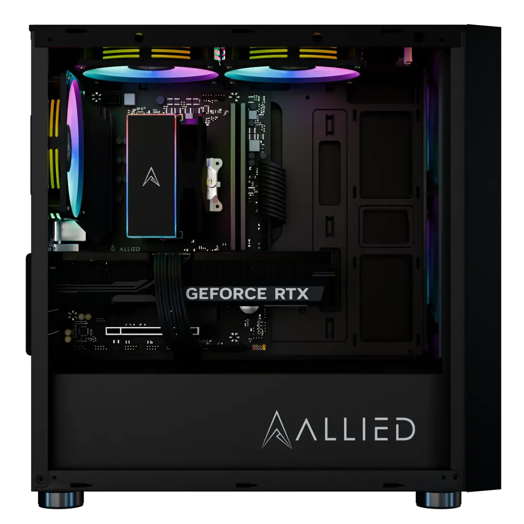 Allied Stinger RTX 4060 Ti | Intel Core i5-12400F Desktop Gaming PC (Black)、mySite、camillekostekn
