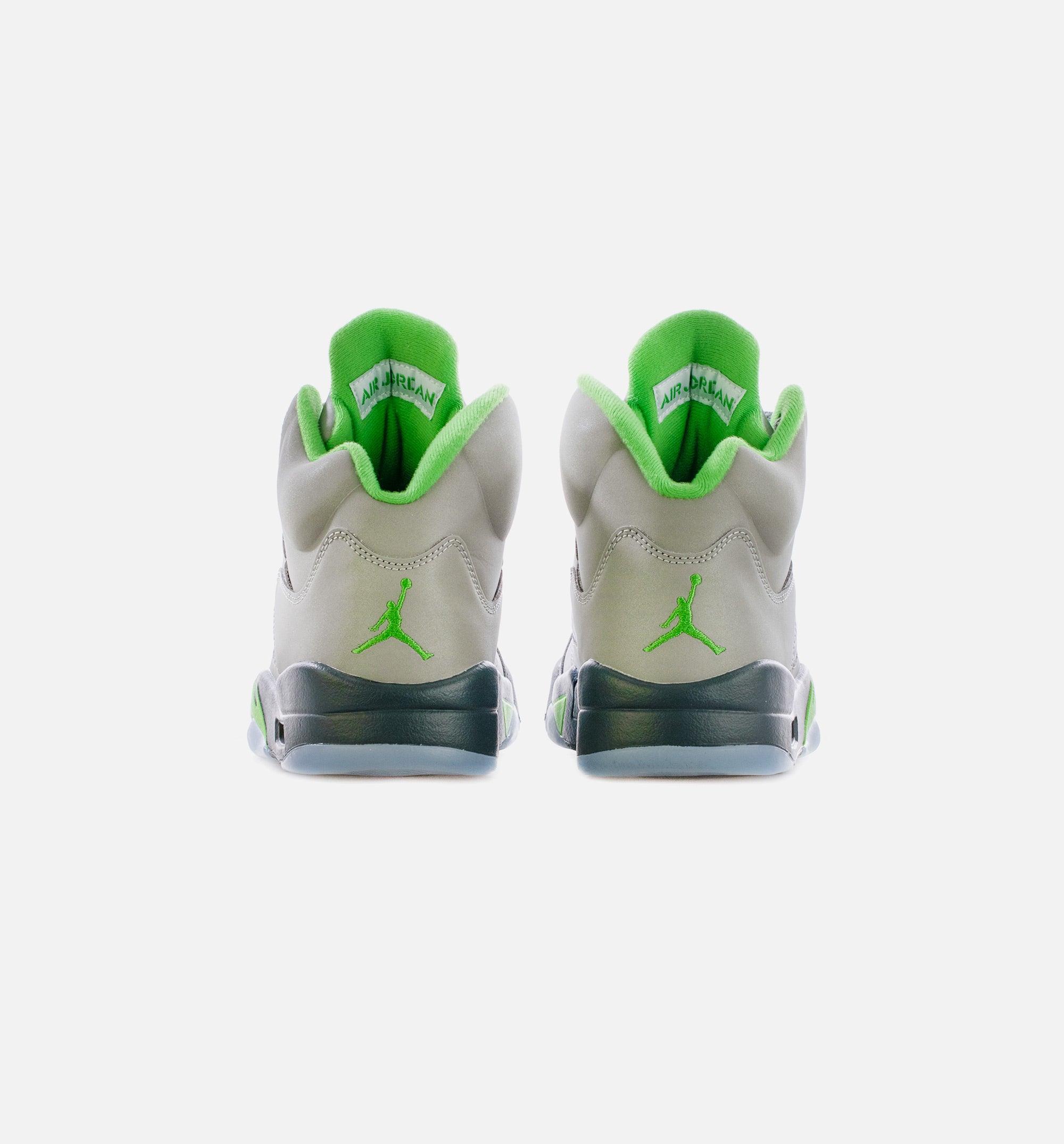 Air Jordan 5 Retro Green Bean Mens Lifestyle Shoe - Silver/Green Free Shipping、mySite、dreamappss