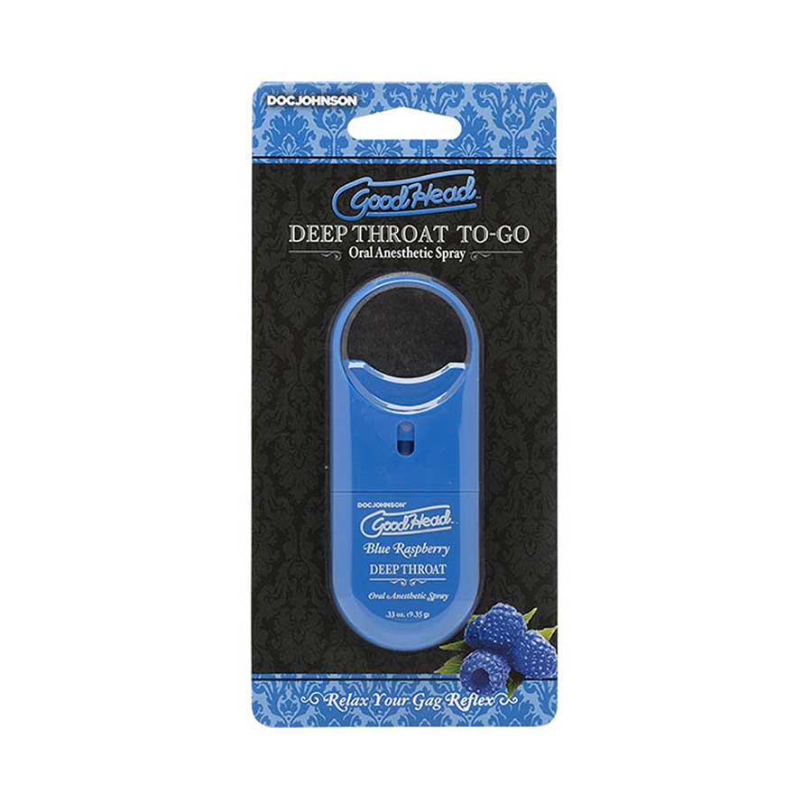 Good Head TO-GO Deep Throat Flavored Oral Sex Numbing Spray | .33 oz、mySite、bottomscart
