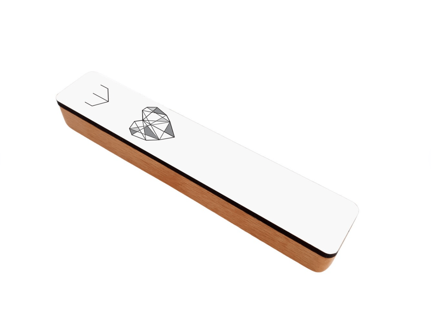 Geometric Heart Mezuzah by Gala Studio、mySite、topwebapps