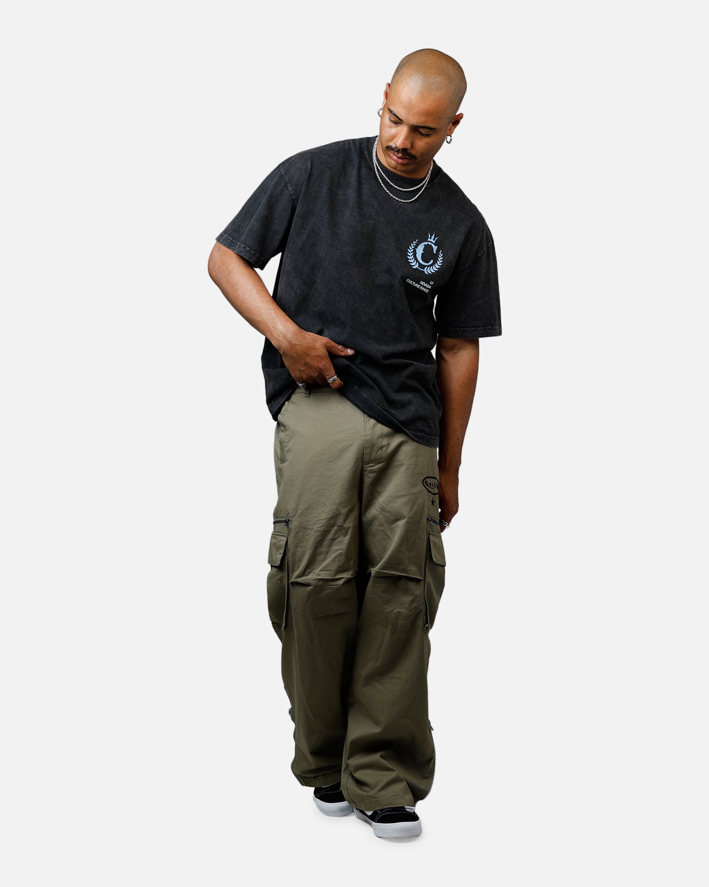 Culture Kings CK Orb Vintage T-Shirt Black Acidwash、mySite、zt4zffjzw