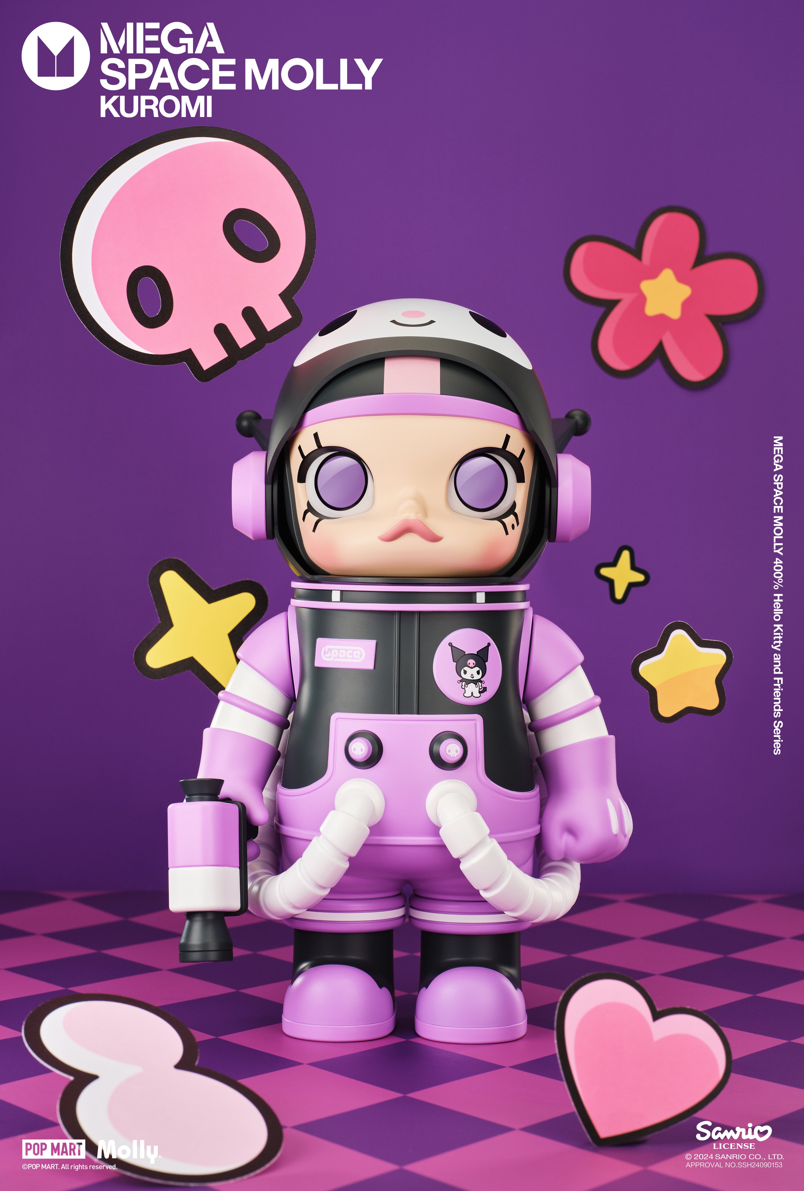  POP MART MEGA SPACE MOLLY 400% Sanrio Characters Series、mySite、greenlandpopulation
