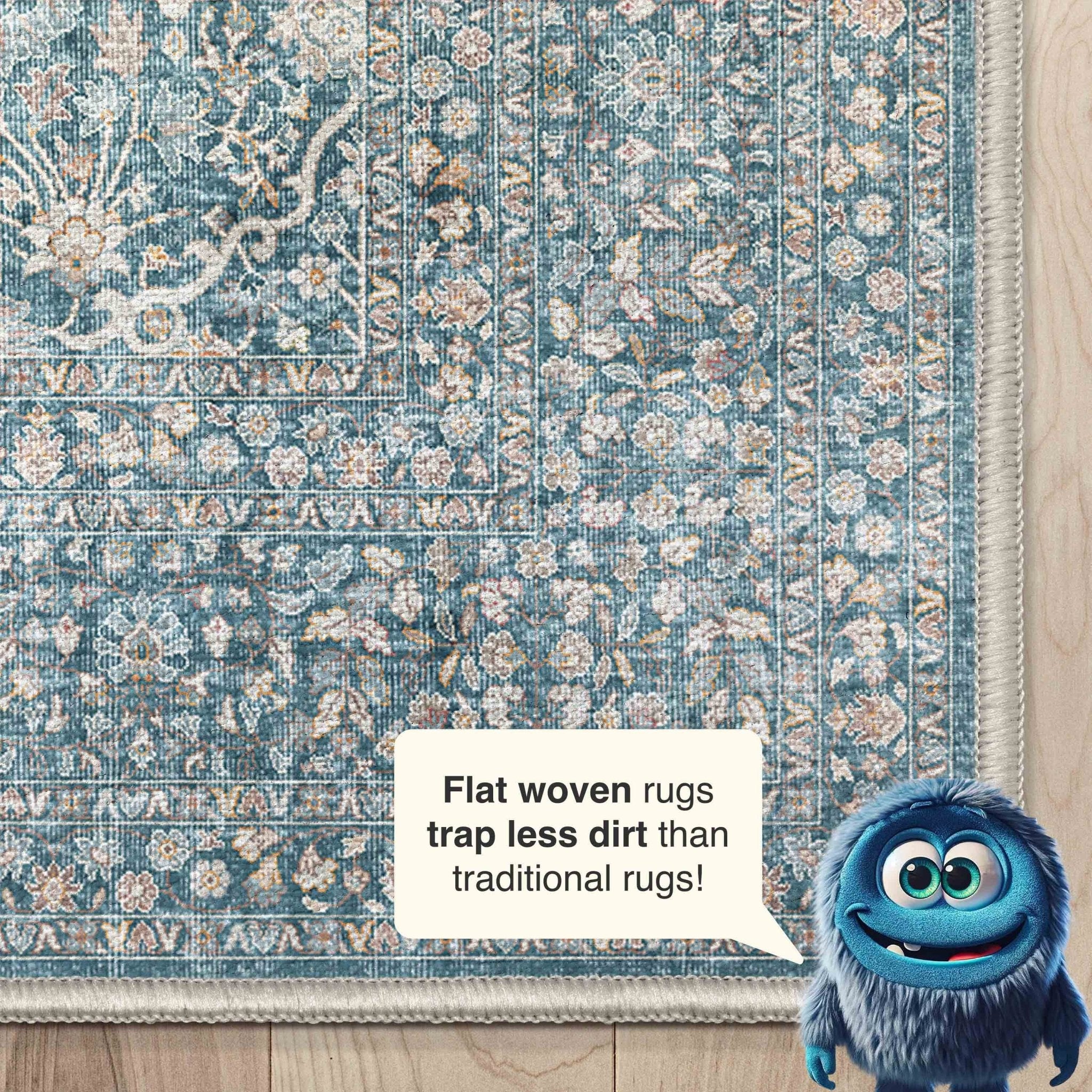 Isolde Vintage Persian Oriental Flat-Weave Rug、mySite、gigharbornorthrealestate