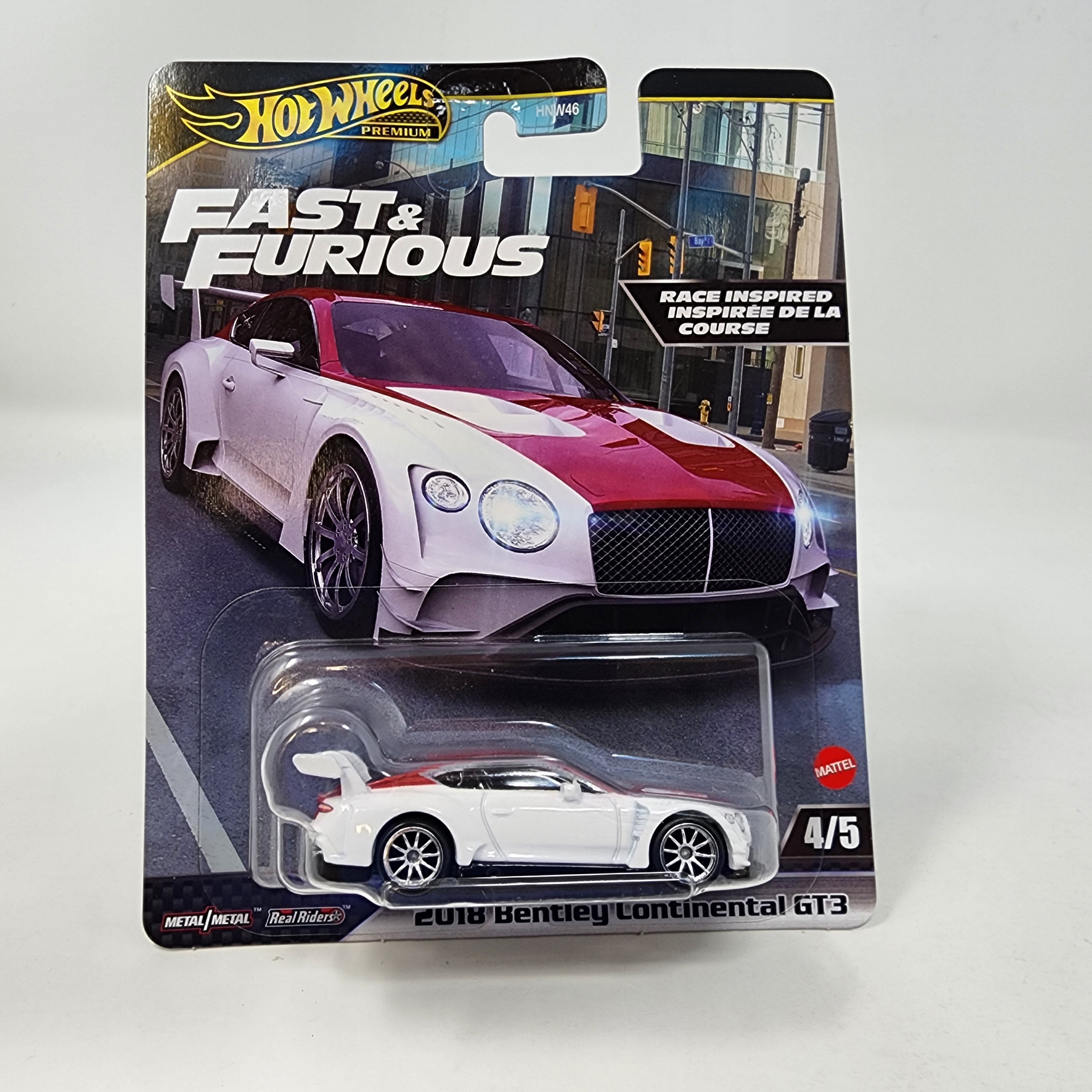 2018 Bentley Continental GT3 * 2024 Hot Wheels Premium Fast & Furious Case H、mySite、hgirdovlk
